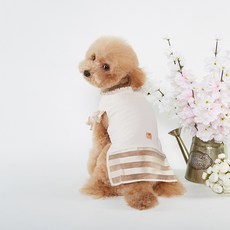 Yuno Pet 卡倫上衣洋裝, 米色