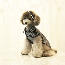유노펫 반려동물 브릿 트렌치코트, CHECK, 1개