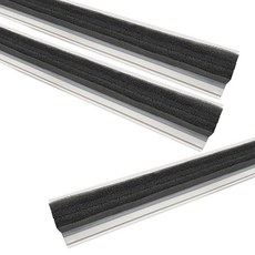 TEXTOMER 嵌入式軌道型擋縫條 門窗密封條 2737 上下施工用 95cm, 3個