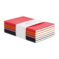 monopoly 簡單的記事本, 紅色、猩紅色、芥末色、紫色、靛藍、黑色, 6個