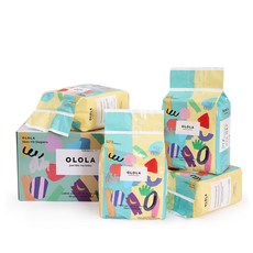 Olola 彈力貼身紙尿布 L號 9-14kg, L, 80片