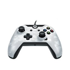 Microsoft 微軟 XBOX XBOX ONE PDP有線控制器, 白色迷彩, 1個