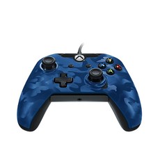 Microsoft 微軟 XBOX XBOX ONE PDP有線控制器, 藍色迷彩, 1個