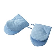 Bordre Plain廚房手套, 淺藍, 2個