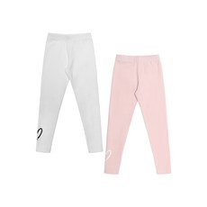 URAVI 女童款愛心緊身褲 2入