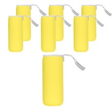 Block Mart Neoprene保溫保冷水瓶袋 420ml, 黃色, 7個