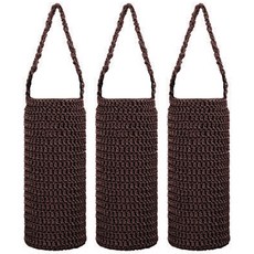 블럭마트 니트 보틀주머니 Large 700~1000ml, 다크브라운, 3개
