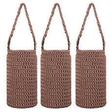 블럭마트 니트 보틀주머니 Large 700~1000ml, 브라운, 3개