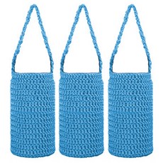 블럭마트 니트 보틀주머니 Large 700~1000ml, 스카이블루, 3개