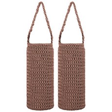 Block Mart 針織水瓶袋 Large 700~1000ml, 棕色, 2個