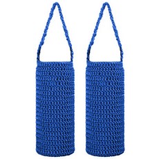 Block Mart 針織水瓶袋 Large 700~1000ml, 藍色, 2個