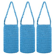 Block Mart 針織水瓶袋 Small 360ml, 天藍色, 3個