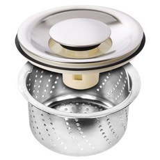 一鍵式水槽排水蓋 + Prime濾網套組, 混合顏色, 1套