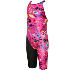 Rally 女童印花連身泳褲 LSGH498