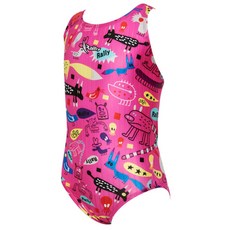 Rally 女童印花連身泳衣 LSGA500