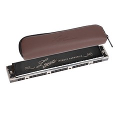 三益樂器SAMICK 24孔複音口琴, STH-24LE, 混色