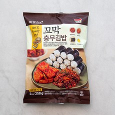 일가집 바로요리 꼬막 충무 김밥세트, 258g, 1세트