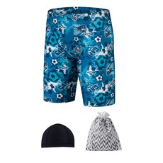 아쿠아티카 남아용 수영복 BBK103 + 스판수모 + 비닐백 세트