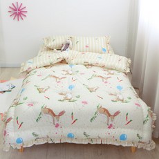 이블랑 순면 아동차렵이불, 레빗 베이지