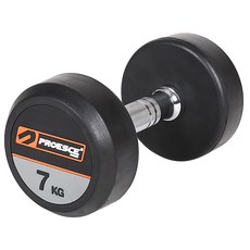 프로이스 프로페셔널 클럽 고무덤벨, 7kg, 1개