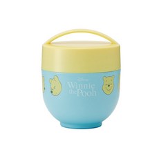 Skater 小熊維尼手柄圓形保溫飯盒 LDNC6, 薄荷, 1個