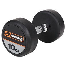 프로이스 프로페셔널 클럽 고무덤벨, 10kg, 1개
