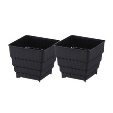 메쉬 팟 다육이 화분 2p, 블랙