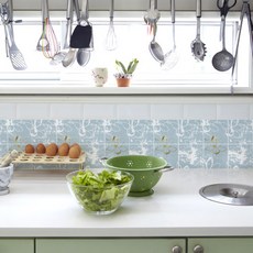 Unitek 圖形瓷磚廚房床單藍色大理石 CSGT-39, 8個