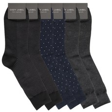 COZY LABEL 男士時尚西裝長襪 3款 x 2雙