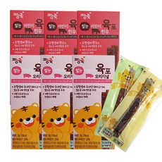 짱죽 쌀눈 어린이 육포 한우 30g x 3p + 오리지널 30g x 3p 세트, 한우, 돼지고기, 1세트