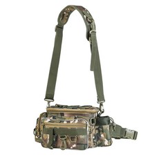 LEO 迷彩斜背包, 綠色