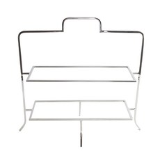 門2層盤子架 長方形, 1個, 單色