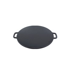 yummyon 雙耳鑄鐵煎烤盤, 小（直徑 305mm x 高 45mm）, 1個