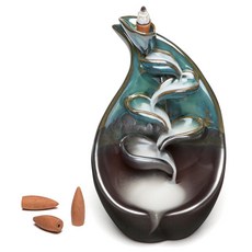 HEAVENSENSE 白色瀑布倒流香塔香座, 混合顏色