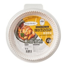 쿠킹팜 에어프라이어 종이호일 대형 23 x 4.5 cm 30p, 1개