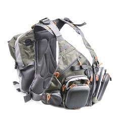 AMSAN Maxcatch 卷繫泊釣魚背心背包, 混色