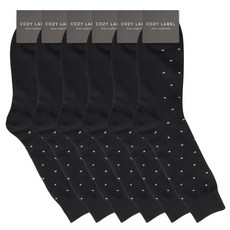 COZY LABEL 男士迷你方格西裝襪 6雙