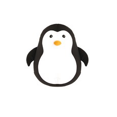 KIKKERLAND 家庭和翻轉頸枕頭企鵝TT23, 混色