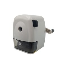 deLi 得力 金屬旋轉式削筆器 E0629B, 灰色的, 1個