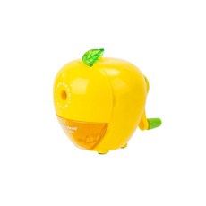 deLi 蘋果造型削鉛筆機 E0659, 黃色, 1個