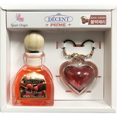 디센트프라임 차량용 디퓨저 50ml + 10ml 튜브형 세트, 블랙체리, 1세트