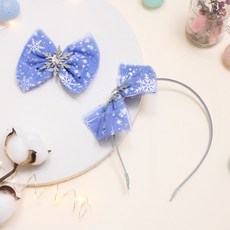 비단길 에르샤 머리핀+머리띠 세트 블루