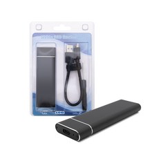 컴스 C타입 to M.2 NVMe SSD 외장하드 케이스, HB734