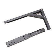 Choice Hardware Giant 折疊擱板支架 405mm 黑色, 2個