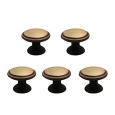 Choice Hardware按鈕家具把手 古金色, 5個