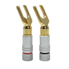 HDtop 喇叭Y型端子 1組, CP-0957, 黑色 + 紅色, 1套