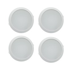 시그마 LED 슬림 다운 라이트 20~21cm 30W 4p, 전구색, 4개