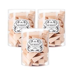 Add Beauty三角粉撲 50入, 淺褐色的, 3個