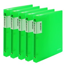 드림산업 링 클리어 화일 40매, 초록, 5개