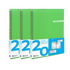 Heemang ICON 樂譜夾 20p, 綠色, 3個